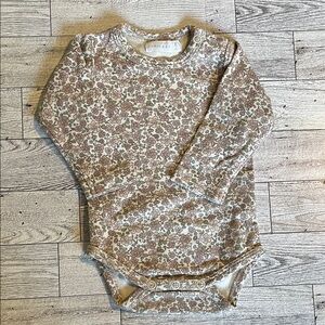 Jamie Kay “Chloe Floral Tofu” Baby Bodysuit size 0-3 Months